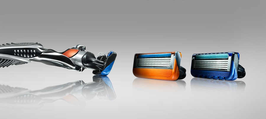 L&acirc;minas de barbear Gillette da China (Aliexpress)