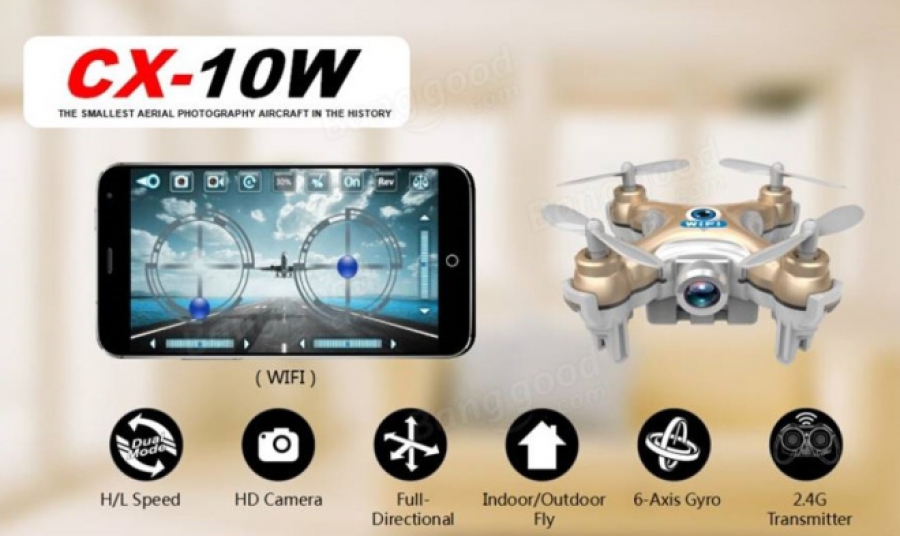 Quadcopter cheerson cx 10w