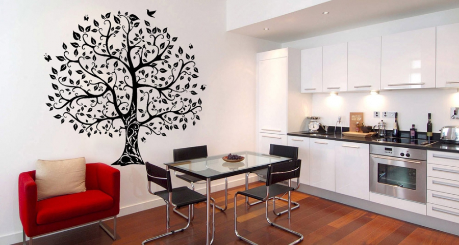 Adesivos de parede de rel&oacute;gio para decora&ccedil;&atilde;o de parede do apartamento